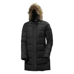 Helly Hansen Kurtka W Aden Down Parka Black S. Czarne parki damskie Helly Hansen, s, bez wzorów, z puchu, bez kaptura. Za 679,00 zł.
