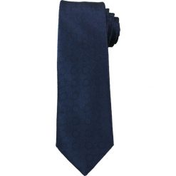 Męski, Oryginalny Krawat w Duże Grochy - Chattier - Ciemny Niebieski KRCH0997. Niebieskie krawaty męskie Chattier, w grochy, z tkaniny, eleganckie. Za 39,00 zł.