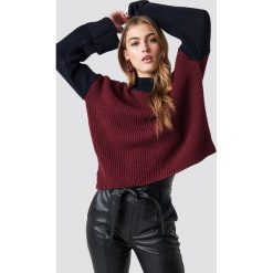 Glamorous Sweter z bufiastym rękawem - Red,Blue. Czerwone swetry damskie marki Glamorous, bez wzorów, z dzianiny, bez rękawów, długie, bez kaptura. W wyprzedaży za 121,77 zł.