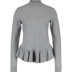 Swetry klasyczne damskie: Object CARIN Sweter medium grey melange
