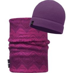 Czapki męskie: Buff Zestaw Buff Czapka Polarowa + Reversible Polar Neckwarmer Darlene Purple kolor fioletowy, dla dorosłych (BUF116128.605.10.00)