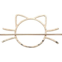 Mysterium® Meow Hairpiece Golden Szpilka do włosów złoty. Żółte szpilki do włosów damskie marki Mysterium®. Za 32,90 zł.