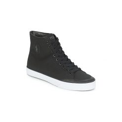 Buty Polo Ralph Lauren SOLOMON. Czarne trampki męskie marki Polo Ralph Lauren, bez wzorów, bez zapięcia. Za 311,20 zł.