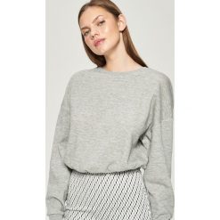 Bluza ze ściągaczem - Jasny szar. Szare bluzy damskie marki Sinsay, l. Za 39,99 zł.