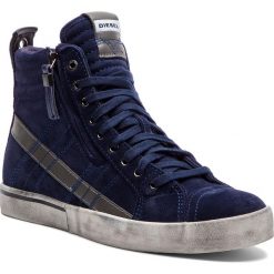 Sneakersy DIESEL - D-Velows Mid Lace Y01759 P1834 T6062 Peacoat Blue. Niebieskie sneakersy męskie Diesel, na co dzień, bez wzorów, ze skóry, eleganckie, bez zapięcia. W wyprzedaży za 459,00 zł.