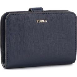 Mały Portfel Damski FURLA - Babylon 1033401 P PBF8 B30 Blu Notte g. Niebieskie portfele damskie Furla, bez wzorów, ze skóry. Za 549,00 zł.