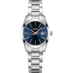 LONGINES Conquest L2.286.4.92.6. Szare zegarki damskie LONGINES, złote. Za 3480,00 zł.