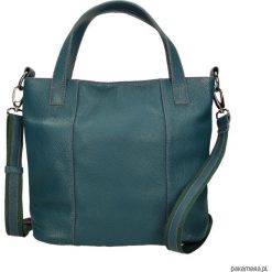 Torebka skórzana zielona Avanzata M marki Bolsa. Zielone torebki klasyczne damskie marki Pakamera, ze skóry, na ramię. Za 499,00 zł.