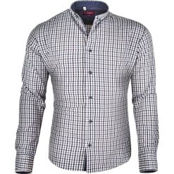 Koszula męska w kratkę slim Recea. Koszule męskie Recea, m, w kratkę, z bawełny, eleganckie. Za 49,97 zł.