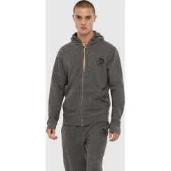 Diesel bluza męska Brandon M szara. Szare bluzy męskie Diesel, m, bez wzorów, bez kołnierzyka, bez rękawów, bez kaptura. W wyprzedaży za 319,00 zł.