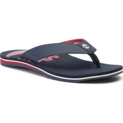 Japonki TIMBERLAND - Wild Duness Synth Thong TB0A1IGQ019 Navy. Niebieskie klapki męskie Timberland, bez wzorów, z tworzywa sztucznego. W wyprzedaży za 159,00 zł.