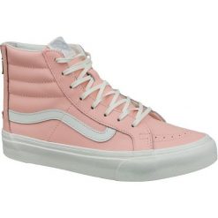 Vans sk8-Hi Slim Zip vxh8jmz 39 Różowe. Różowe buty sportowe damskie marki Vans, bez wzorów, ze skóry, sportowe, vans sk8. W wyprzedaży za 249,99 zł.