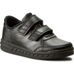 Buty adidas - AltaSport Cf K BA9526 Cblack/Cblack. Czarne półbuty dziewczęce Adidas, na rzepy. Za 139,00 zł.