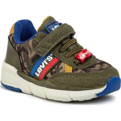 Sneakersy LEVI'S - New Oregon Mini VORE0013S Camouflage 0843. Zielone trampki chłopięce Levi's®, bez wzorów, ze skóry ekologicznej, na rzepy. W wyprzedaży za 149,00 zł.