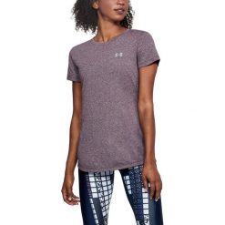 Under Armour Koszulka damska Threadborne Train Twist fioletowa r. M (1305409-564). Fioletowe bluzki damskie marki Under Armour, m. Za 67,45 zł.