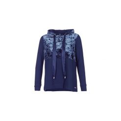 Bluzy Only VELVET. Szare bluzy damskie marki ONLY, s, z bawełny, casualowe, z okrągłym kołnierzem. Za 134,30 zł.