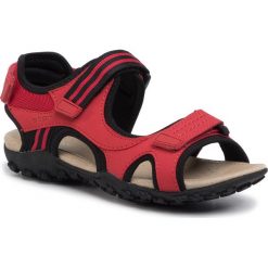 Sandały GEOX - D Sand.Strel A D0225A 0EK15 C7000 Red. Czerwone sandały chłopięce Geox, z materiału. Za 309,00 zł.