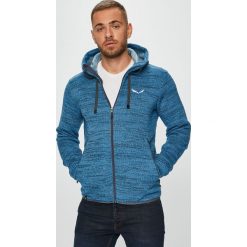Salewa - Bluza. Niebieskie bluzy męskie marki Salewa, xl, bez wzorów, z poliesteru, z kapturem, bez rękawów, z kapturem. Za 399,90 zł.