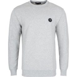 Bluza Trussardi Jeans. Szare bluzy męskie xl, bez wzorów, z jeansu, z włoskim kołnierzykiem, bez rękawów, bez kaptura. Za 179,00 zł.
