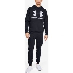 Under Armour Rival Bluza Czarny. Czarne bluzy męskie Under Armour, xxl, bez wzorów, z bawełny, bez kołnierzyka, bez rękawów, bez kaptura. Za 257,95 zł.