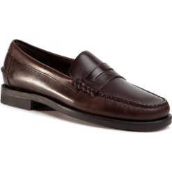 Mokasyny SEBAGO - Classic Dan Waxy 7000310 Dk Brown. Pomarańczowe buty wizytowe męskie Sebago, ze skóry, eleganckie. Za 819,00 zł.
