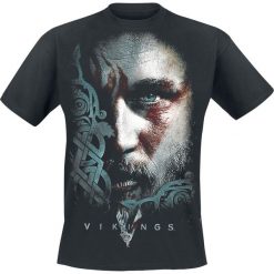 T-shirty męskie: Vikings Ragnar Face T-Shirt czarny
