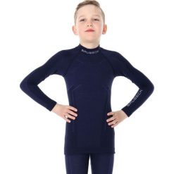 Bluza chłopięca Active Wool Ls13680 granatowa r. 128/134 ( P-BRU-ACTIVE WOOL-LS13680-866-{4}128/134). Niebieskie bielizna chłopięca marki Brubeck, bez wzorów. Za 109,99 zł.