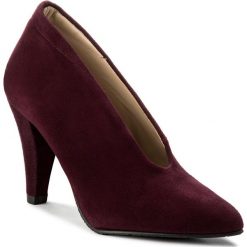 Półbuty BRENDA ZARO - T2275A Burdeaux. Czerwone półbuty damskie skórzane marki Brenda Zaro, eleganckie, na obcasie. W wyprzedaży za 269,00 zł.