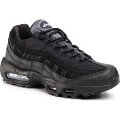 Buty NIKE - Air Max 95 Essential AT9865 001 Black/Black/Anthracite White. Czarne półbuty męskie Nike, na co dzień, bez wzorów, ze skóry, bez zapięcia. Za 699,00 zł.