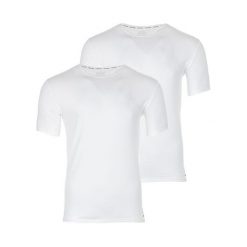 Calvin Klein zestaw t-shirtów męskich 2 szt. XL biały. Białe koszulki męskie Calvin Klein, xl, bez wzorów, bez kołnierzyka, bez rękawów. Za 169,00 zł.