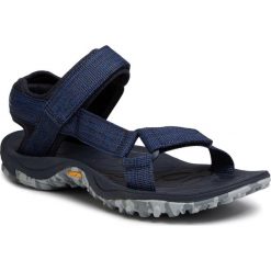 Sandały MERRELL - Kahuna Web J000423 Navy Eco. Niebieskie sandały męskie Merrell, z tworzywa sztucznego, bez zapięcia. Za 399,00 zł.