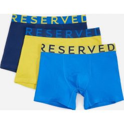 Bawełniane bokserki 3 pack - Zielony. Zielone bokserki męskie Reserved, z bawełny. Za 59,99 zł.