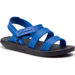 Sandały RIDER - Rush Papete Kids 11424 Black/Blue 23876. Niebieskie sandały chłopięce Rider. W wyprzedaży za 89,00 zł.
