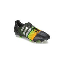Buty do piłki nożnej adidas NITROCHARGE 1.0 SG. Czarne halówki męskie marki Adidas, ze skóry, do piłki nożnej. Za 643,30 zł.