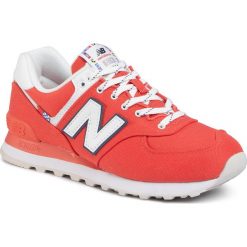 Sneakersy NEW BALANCE - ML574SOL Czerwony. Czerwone sneakersy męskie New Balance, bez zapięcia. Za 349,00 zł.