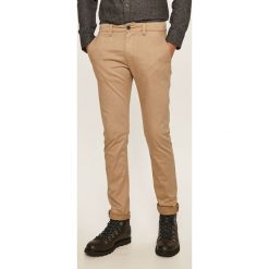 Tom Tailor Denim - Spodnie. Niebieskie spodnie męskie TOM TAILOR DENIM, bez wzorów, z elastanu. W wyprzedaży za 119,90 zł.