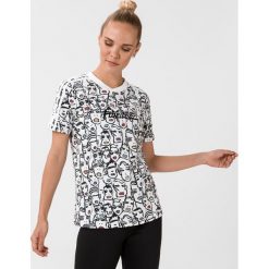 Adidas Originals Fiorucci Koszulka Biały Wielokolorowy. Białe koszulki damskie adidas Originals, s, bez wzorów, z elastanu, bez kołnierzyka. Za 197,95 zł.