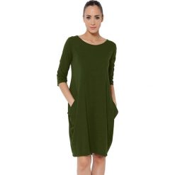 Sukienki hiszpanki: Sukienka w kolorze khaki