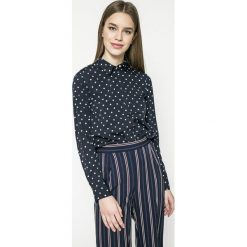 Vero Moda - Koszula Nicky. Niebieskie koszule body damskie marki Vero Moda, s, z poliesteru, klasyczne, z klasycznym kołnierzykiem. W wyprzedaży za 69,90 zł.