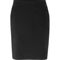 Spódnica z bengaliny bonprix czarny. Czarne spódniczki damskie bonprix. Za 37,99 zł.