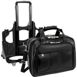 Torba męska chicago - skóra naturalna 17". Pomarańczowe torby męskie skórzane Mcklein, w paski, ze skóry, eleganckie, na ramię, duże. Za 1599,00 zł.