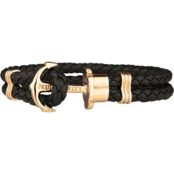 Bransoletka unisex Paul Hewitt Phrep Anchor PH-PH-L-G-B-S. Czarne bransoletki męskie Paul Hewitt. Za 225,00 zł.