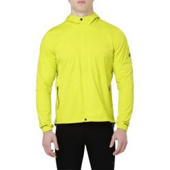Kurtka Asics Accelerate Jacket Żółta. Żółte kurtki sportowe męskie Asics, m, bez wzorów, długie, bez kaptura, do biegania. Za 299,99 zł.