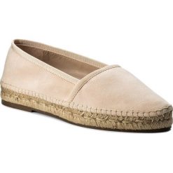Espadryle STUART WEITZMAN - Evon XD17475 Blush Lexe Suede. Brązowe espadryle damskie Stuart Weitzman, bez wzorów, ze skóry, bez obcasa, na płaskiej podeszwie. W wyprzedaży za 689,00 zł.