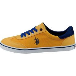 U.S. POLO ASSN. tenisówki męskie Ted 1 44 żółte. Żółte trampki męskie U.S. Polo Assn., bez wzorów, bez zapięcia. Za 289,00 zł.