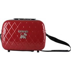 Kosmetyczki damskie: Kosmetyczka w kolorze czerwonym – 17 l