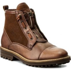 Buty zimowe damskie: Botki NOBRAND – Concrete 13264 Brown