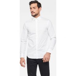 G-Star Raw - Koszula. Niebieskie koszule męskie G-Star RAW, xxl, bez wzorów, z elastanu, klasyczne, z klasycznym kołnierzykiem, z długim rękawem. W wyprzedaży za 259,90 zł.