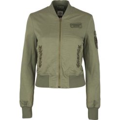 Kurtka Aeronautica Militare. Szare kurtki damskie Aeronautica Militare, bez wzorów, krótkie. Za 599,00 zł.