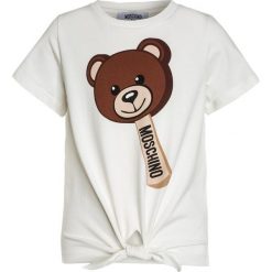 MOSCHINO Tshirt z nadrukiem cloud. Niebieskie t-shirty damskie marki MOSCHINO, z nadrukiem, z elastanu. Za 209,00 zł.
